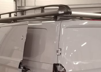 Fitting a Rhino Black KammRack to a New Model 2024 Transit Custom LWB