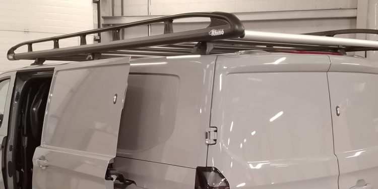 Fitting a Rhino Black KammRack to a New Model 2024 Transit Custom LWB